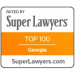 Rated by Super Lawyers Top 100 in Georgia