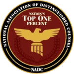 NADC National Association of Distinguished Counsel Nations Top One Percent