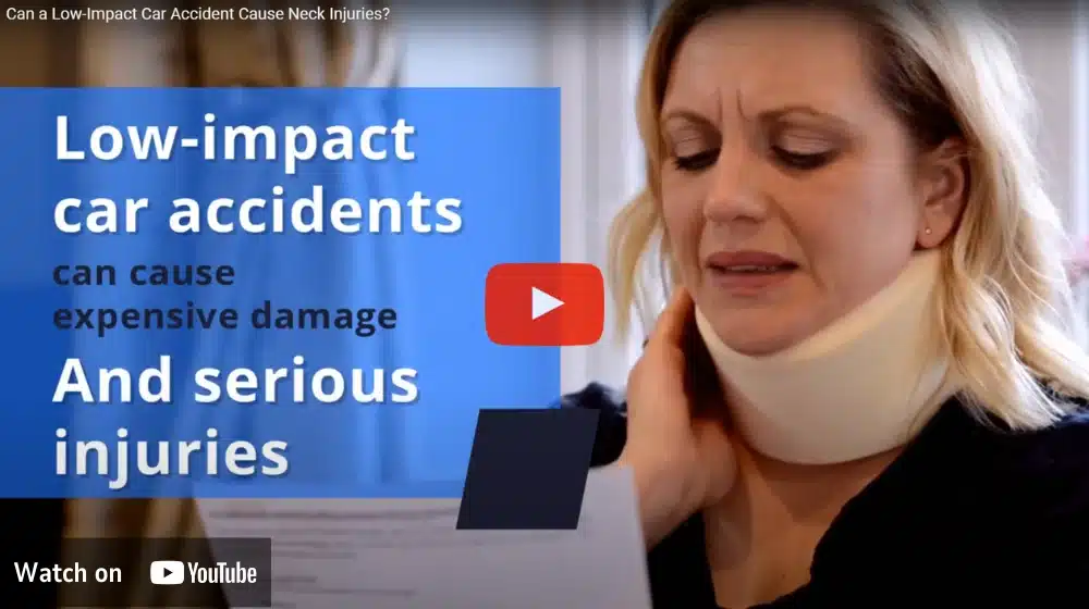 Broughton YouTube Can a Low-Impact Car Accident Cause Neck Injuries 